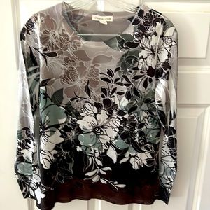 Coldwater Creek Hibiscus top